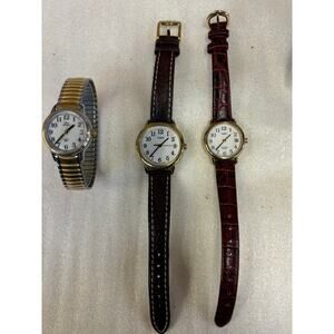 3 Timex Womens Watches. All Have New Batteries.